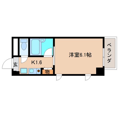 菖蒲池駅 徒歩3分 5階の物件間取画像